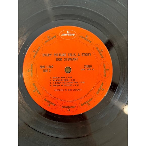 Rod Stewart "Every Picture Tells A Story" Vinyl Classic Edition Record SRM 1-609 - Picture 5 of 7